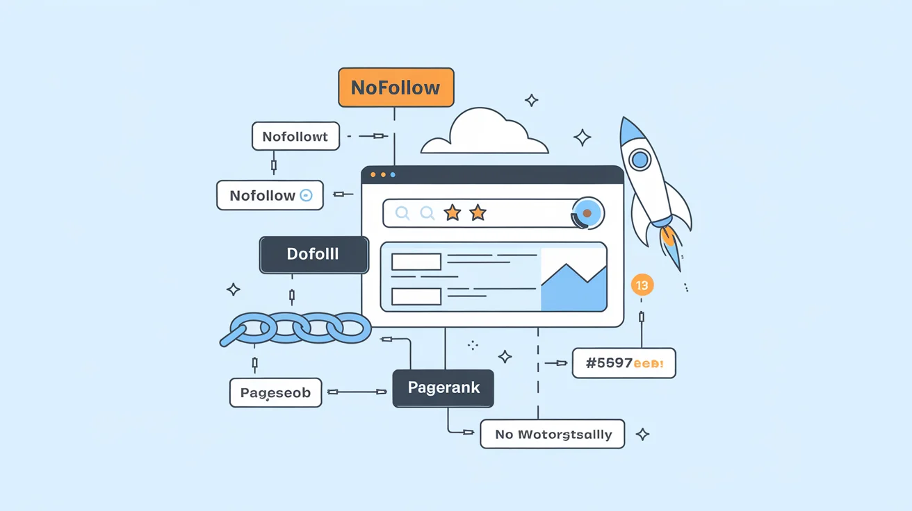 nofollow dofollow PageRank 전달 흐름도